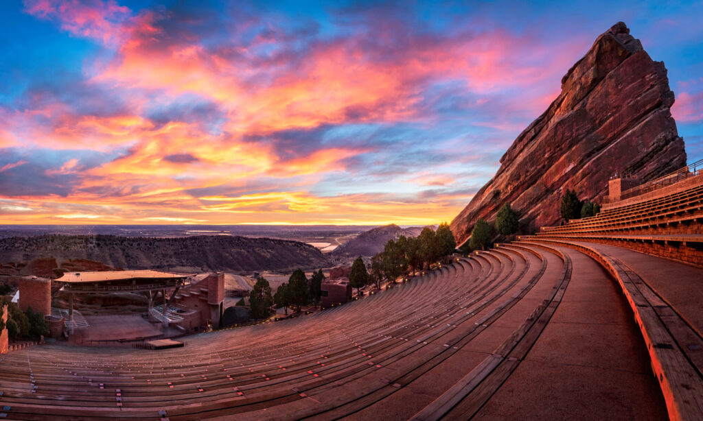 Red Rocks Amphitheater for Deep Health Coaching and life coaching who helps with stress, nutrition, sleep, fitness, meditation, nutritionist, dietetics, burnout, gut health, weight loss, energy, Deep Health Coaching mission: help activists, neurodivergent folks and professionals reach their health and career goals and avoid or recover from burnout using science-backed tools, mindfulness and self-reflection. Habit and accountability coach.